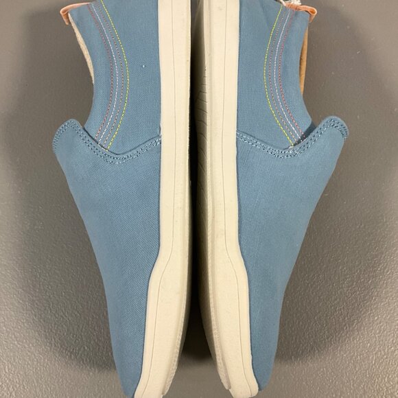 Vionic Marshall Womens Canvas Laceless Slip-on Sneakers Sky Blue Size 10M - Picture 10 of 13